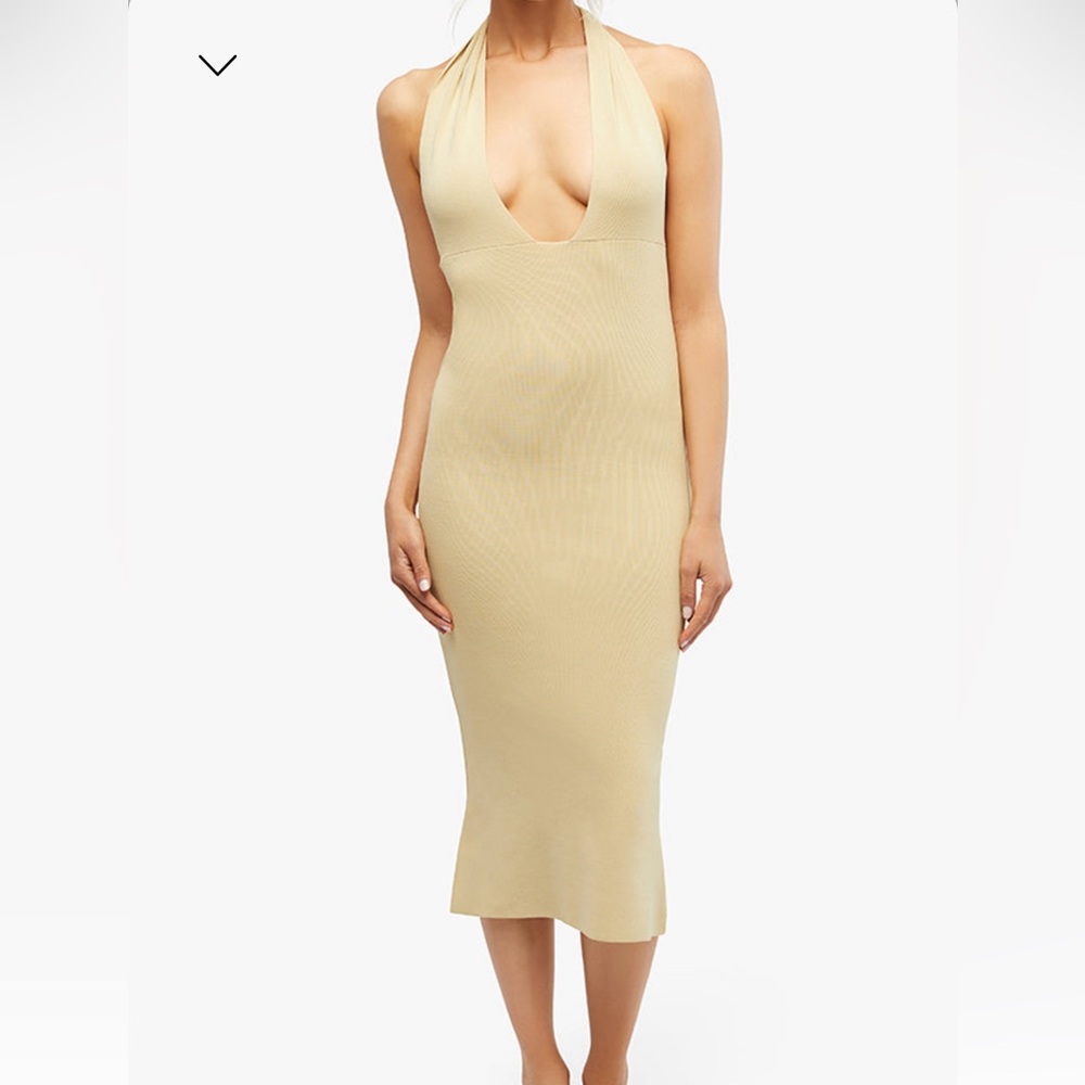 Tan we wore what dress